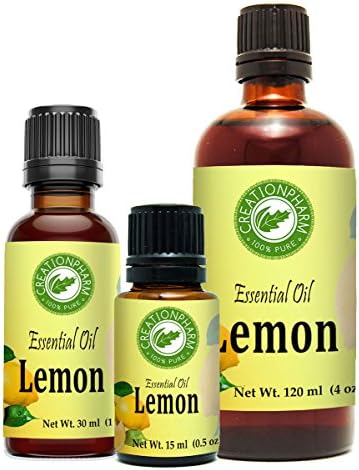 יצירה שמן אתרי לימון פארם | Aceite de Cingrus לימון | שמן לימון למפזר בריאות בריאות 1 גרם גודל | ציון ארומתרפיה